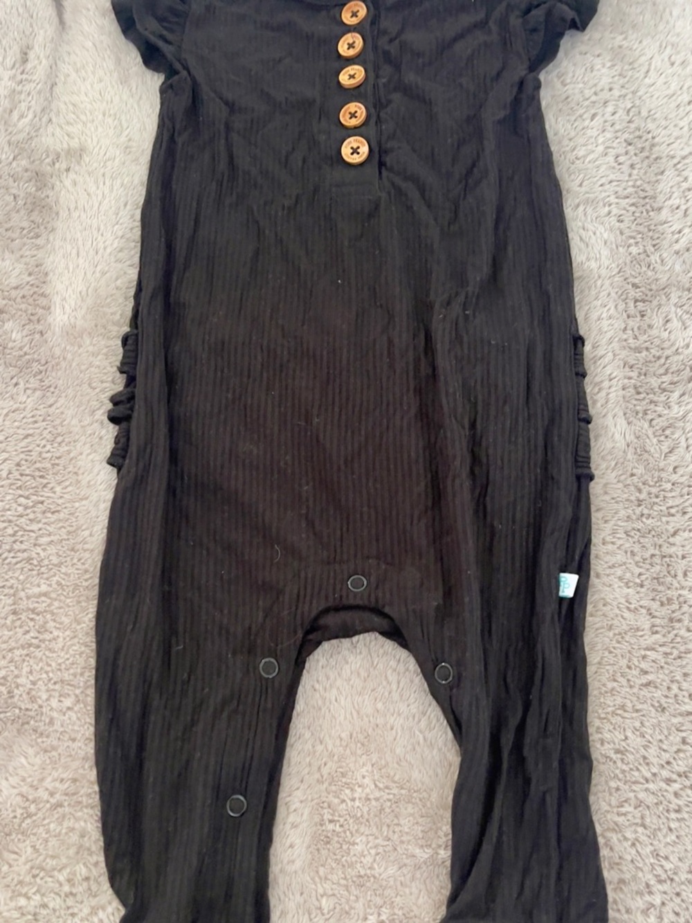 Posh Peanut Ruffle Rompers - Picture 5 of 8